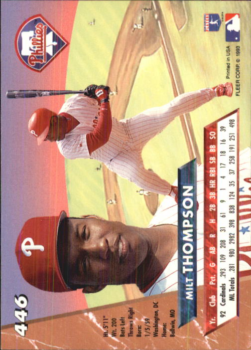 B2406- 1993 Ultra Baseball Cards 251-500 +Rookies -You Pick- 15+ FREE US SHIP - Picture 363 of 469
