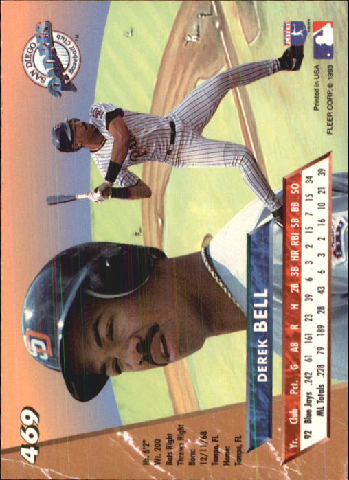 B2406- 1993 Ultra Baseball Cards 251-500 +Rookies -You Pick- 15+ FREE US SHIP - Picture 409 of 469
