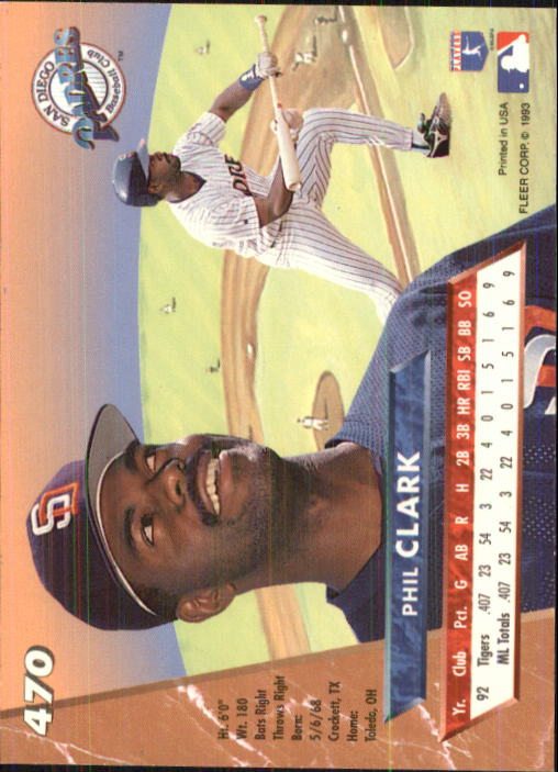 B2406- 1993 Ultra Baseball Cards 251-500 +Rookies -You Pick- 15+ FREE US SHIP - Picture 411 of 469