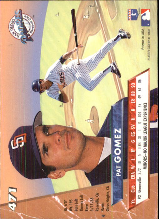 B2406- 1993 Ultra Baseball Cards 251-500 +Rookies -You Pick- 15+ FREE US SHIP - Picture 413 of 469