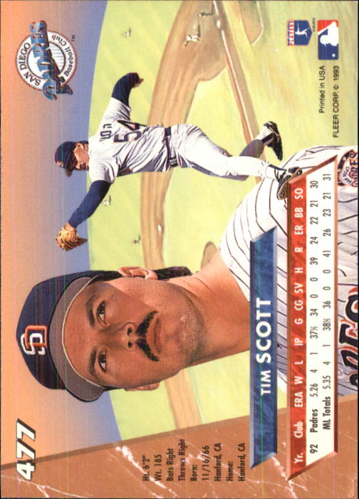 B2406- 1993 Ultra Baseball Cards 251-500 +Rookies -You Pick- 15+ FREE US SHIP - Picture 425 of 469