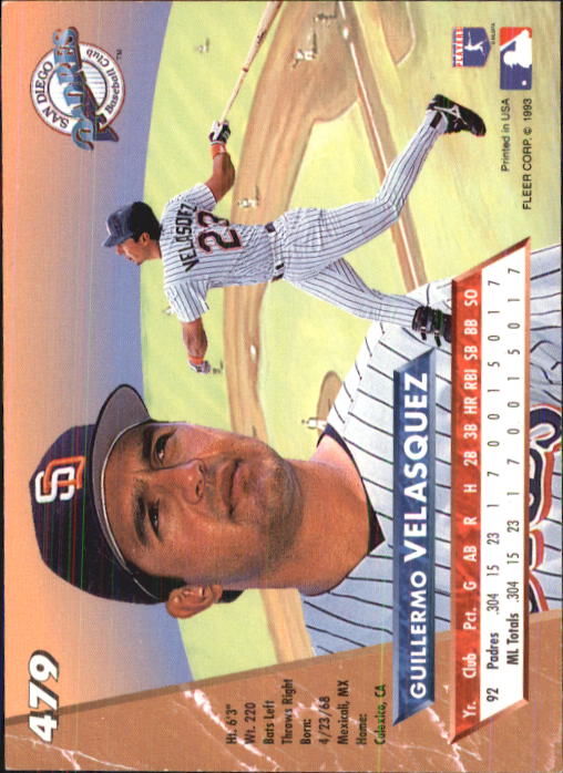 B2406- 1993 Ultra Baseball Cards 251-500 +Rookies -You Pick- 15+ FREE US SHIP - Picture 429 of 469