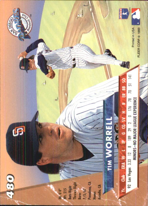 B2406- 1993 Ultra Baseball Cards 251-500 +Rookies -You Pick- 15+ FREE US SHIP - Picture 431 of 469