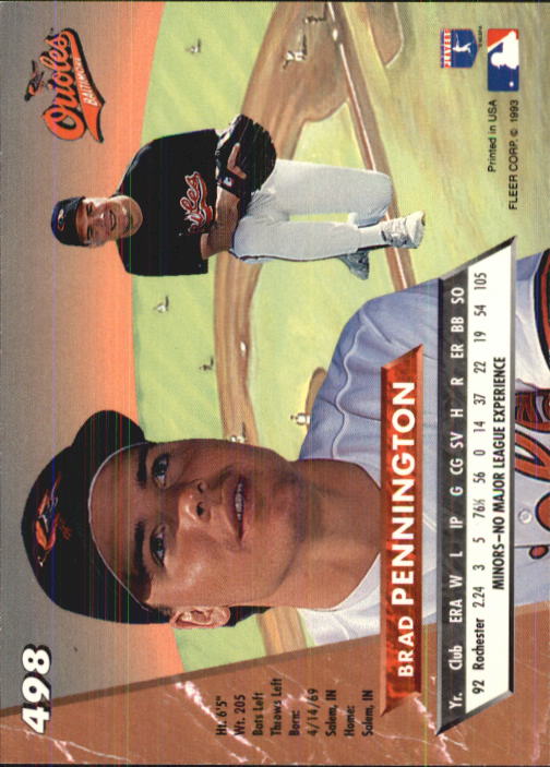 B2406- 1993 Ultra Baseball Cards 251-500 +Rookies -You Pick- 15+ FREE US SHIP - Picture 465 of 469