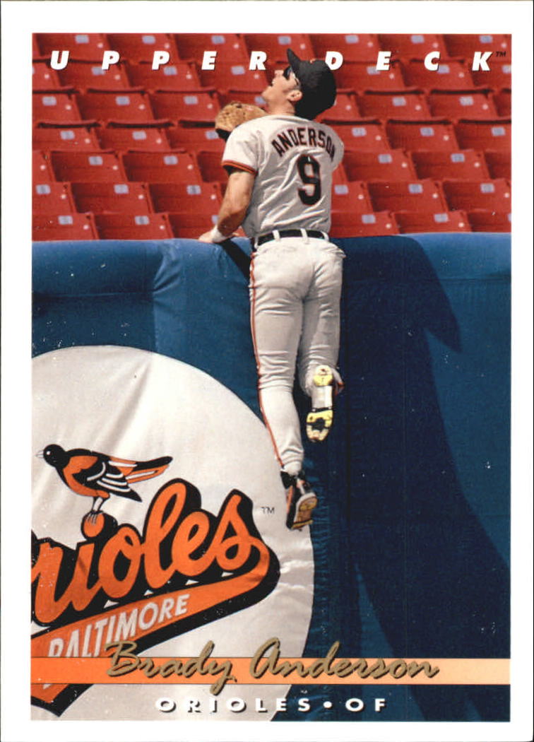 1993 Upper Deck Gold Hologram #111 Brady Anderson