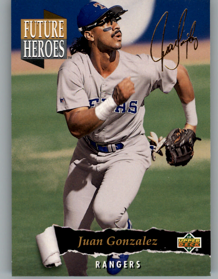 1993 Upper Deck Future Heroes #58 Juan Gonzalez