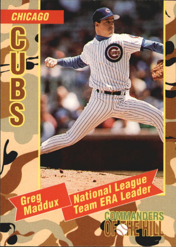 1993 Topps Commanders of the Hill #19 Greg Maddux