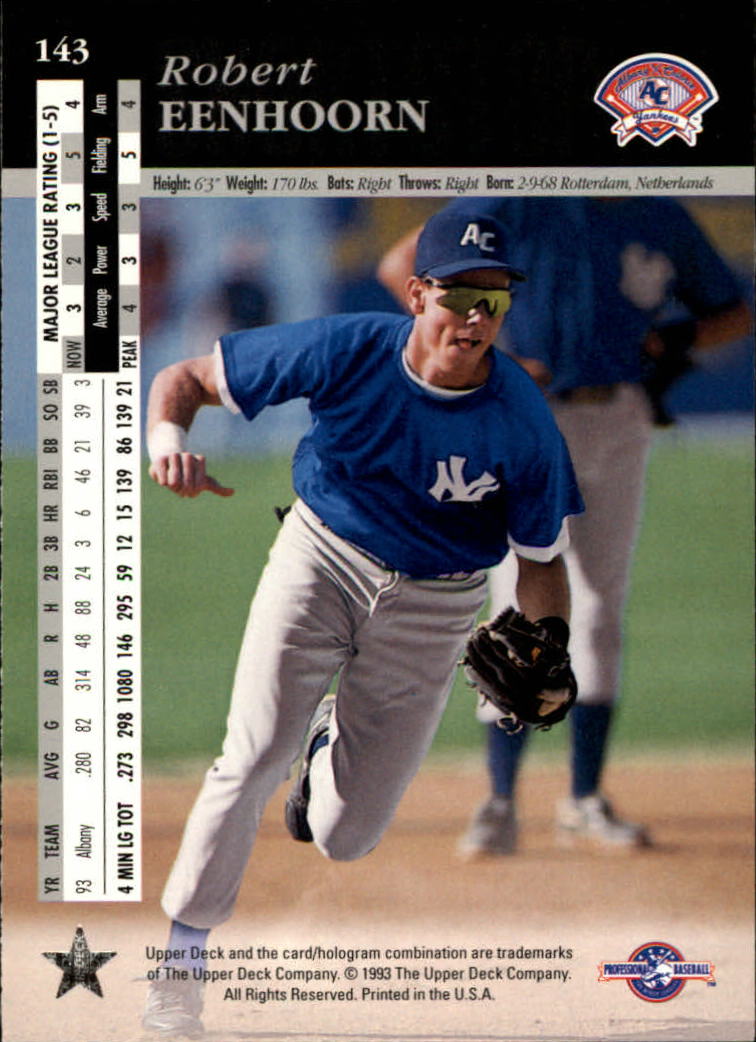 B3711- 1994 Upper Deck Minors Baseball Cards 1-200 -You Pick- 15+ FREE US SHIP - Picture 273 of 377