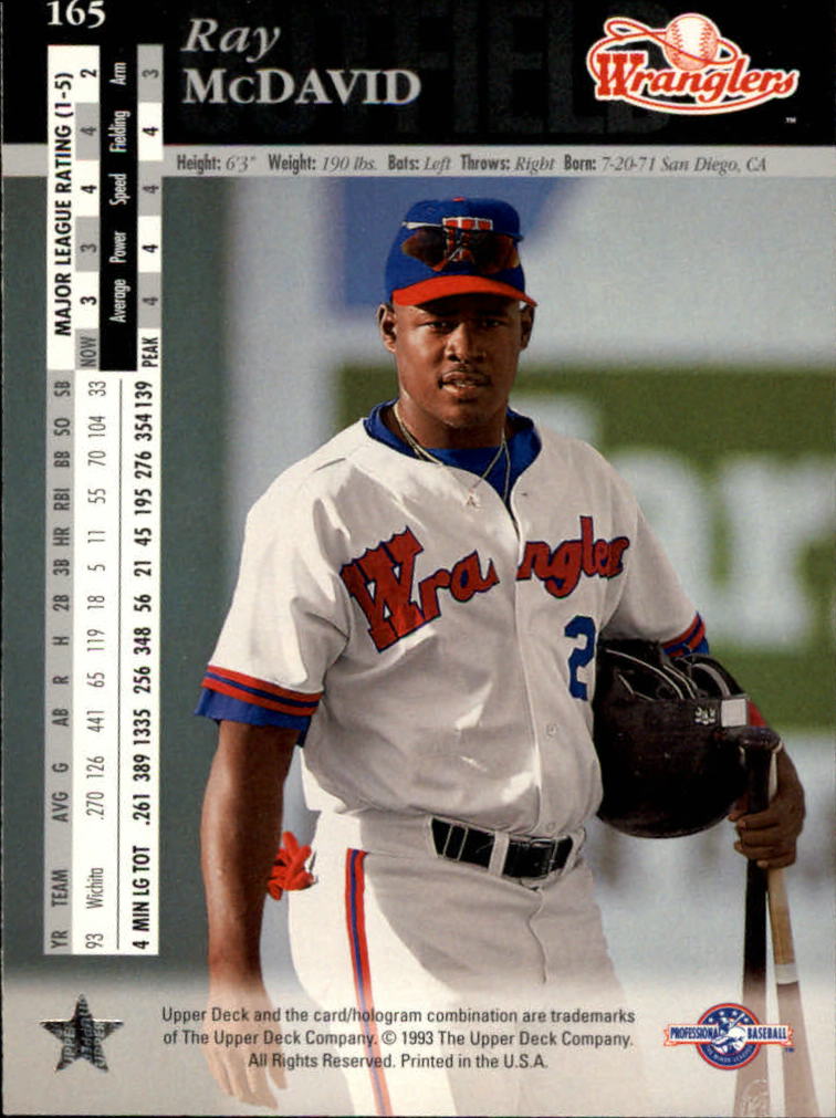 B3711- 1994 Upper Deck Minors Baseball Cards 1-200 -You Pick- 15+ FREE US SHIP - Picture 315 of 377