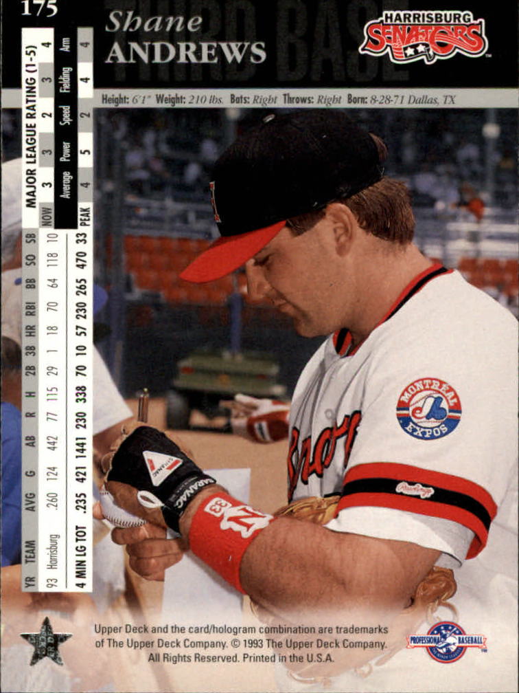 B3711- 1994 Upper Deck Minors Baseball Cards 1-200 -You Pick- 15+ FREE US SHIP - Picture 335 of 377