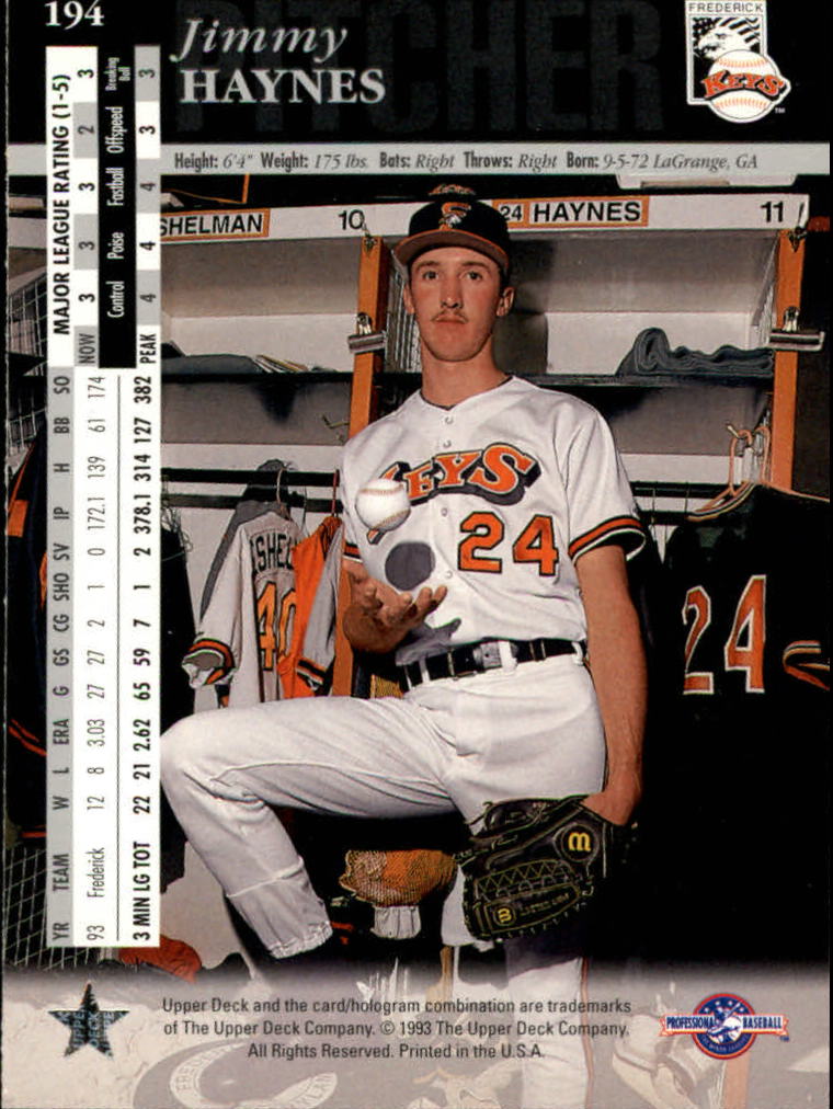 B3711- 1994 Upper Deck Minors Baseball Cards 1-200 -You Pick- 15+ FREE US SHIP - Picture 365 of 377