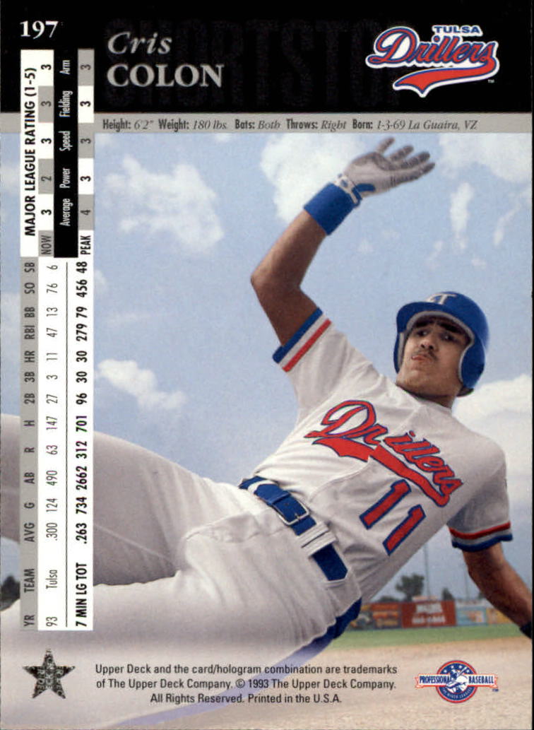 B3711- 1994 Upper Deck Minors Baseball Cards 1-200 -You Pick- 15+ FREE US SHIP - Picture 371 of 377