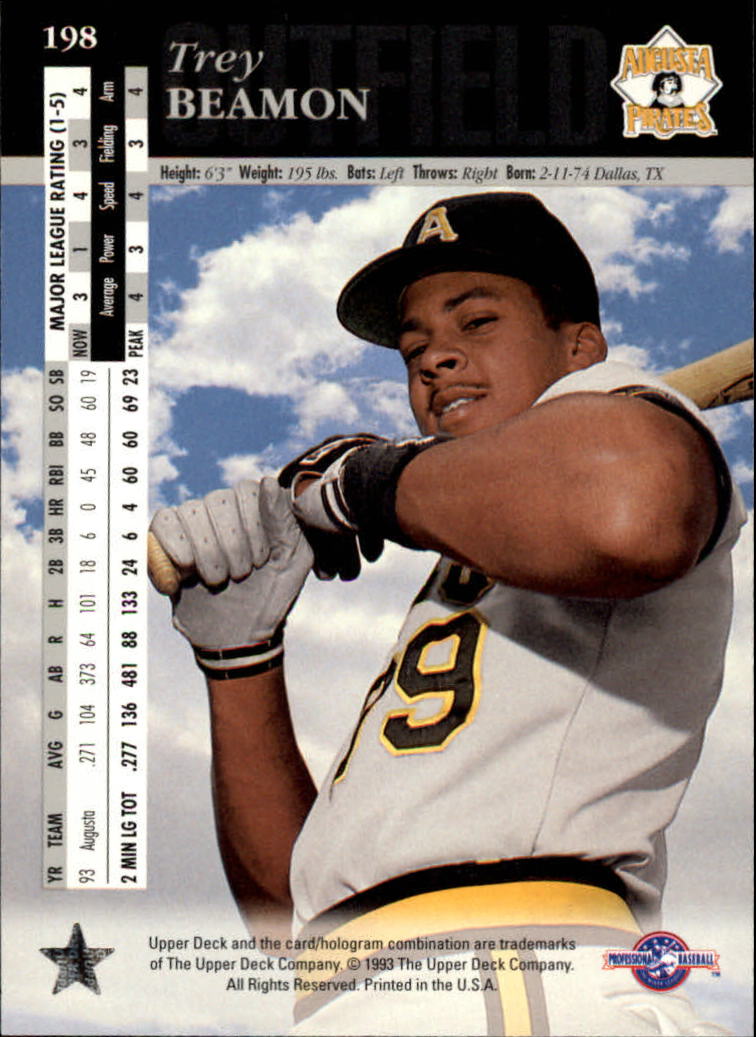 B3711- 1994 Upper Deck Minors Baseball Cards 1-200 -You Pick- 15+ FREE US SHIP - Picture 373 of 377
