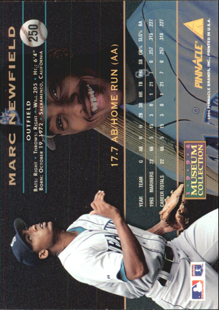 A6825- 1994 Pinnacle Museum Baseball Cards 1-250 -You Pick- 15+ FREE US SHIP - Picture 432 of 432