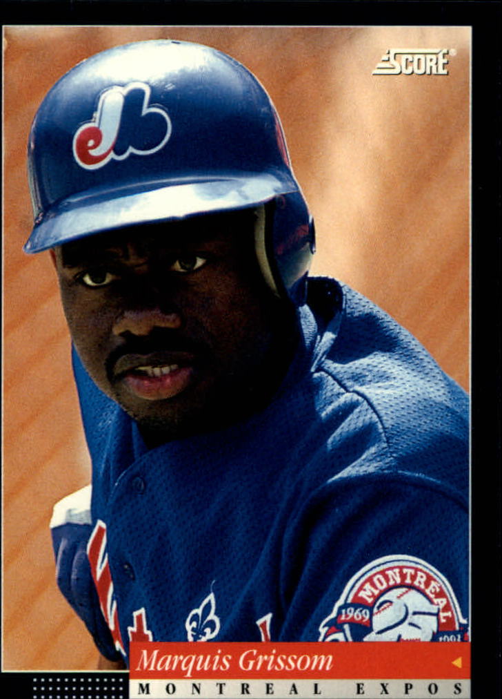 Marquis Grissom - Expos #591 Score 1990 Baseball RC Trading Card