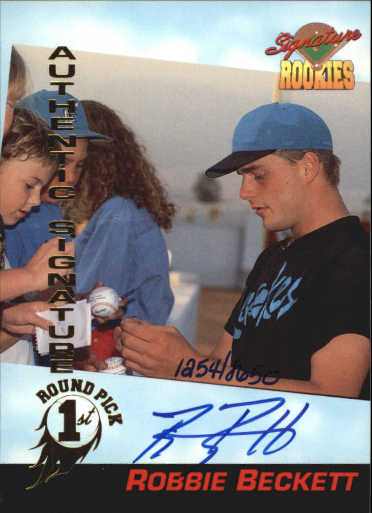1994 Signature Rookies Signatures #23 Robbie Beckett