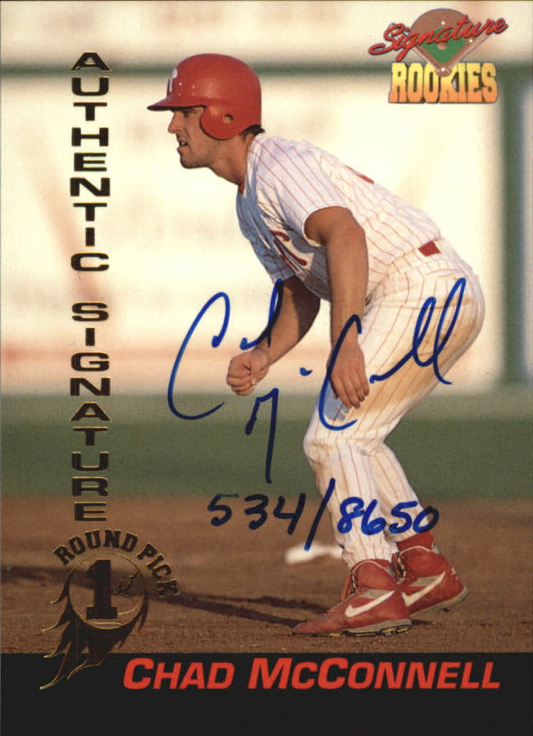 1994 Signature Rookies Signatures #39 Chad McConnell