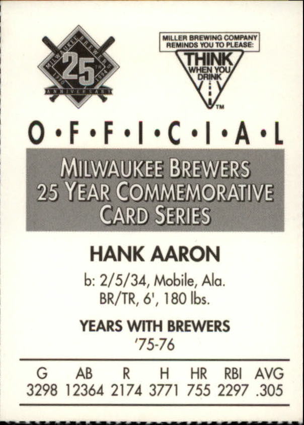 Tarjetas BB B6123- 1994 Brewers Miller Brewing 1-376 -Tú eliges- 15+ ENVÍO GRATUITO A EE. UU. - Imagen 3 de 346