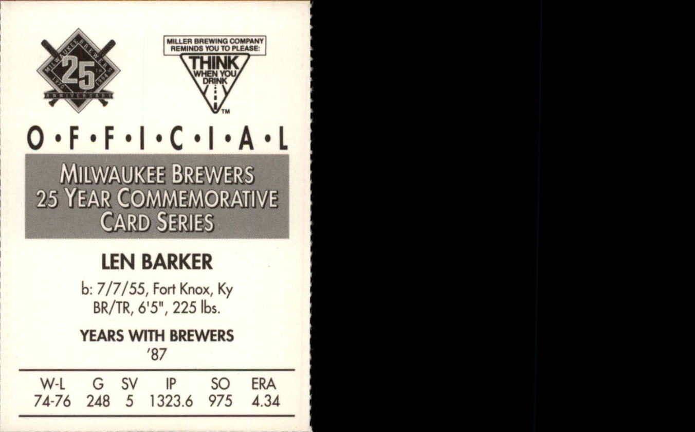 Tarjetas BB B6123- 1994 Brewers Miller Brewing 1-376 -Tú eliges- 15+ ENVÍO GRATUITO A EE. UU. - Imagen 15 de 346