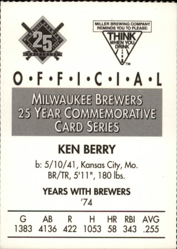 Tarjetas BB B6123- 1994 Brewers Miller Brewing 1-376 -Tú eliges- 15+ ENVÍO GRATUITO A EE. UU. - Imagen 19 de 346