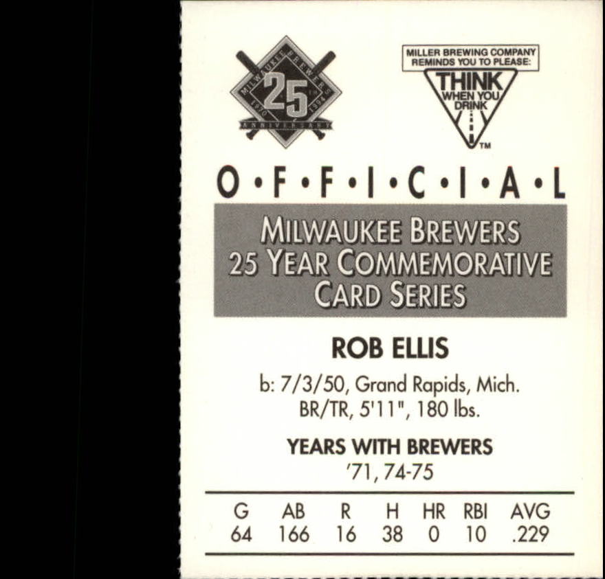 Tarjetas BB B6123- 1994 Brewers Miller Brewing 1-376 -Tú eliges- 15+ ENVÍO GRATUITO A EE. UU. - Imagen 43 de 346