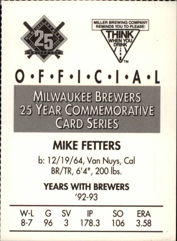 Tarjetas BB B6123- 1994 Brewers Miller Brewing 1-376 -Tú eliges- 15+ ENVÍO GRATUITO A EE. UU. - Imagen 51 de 346