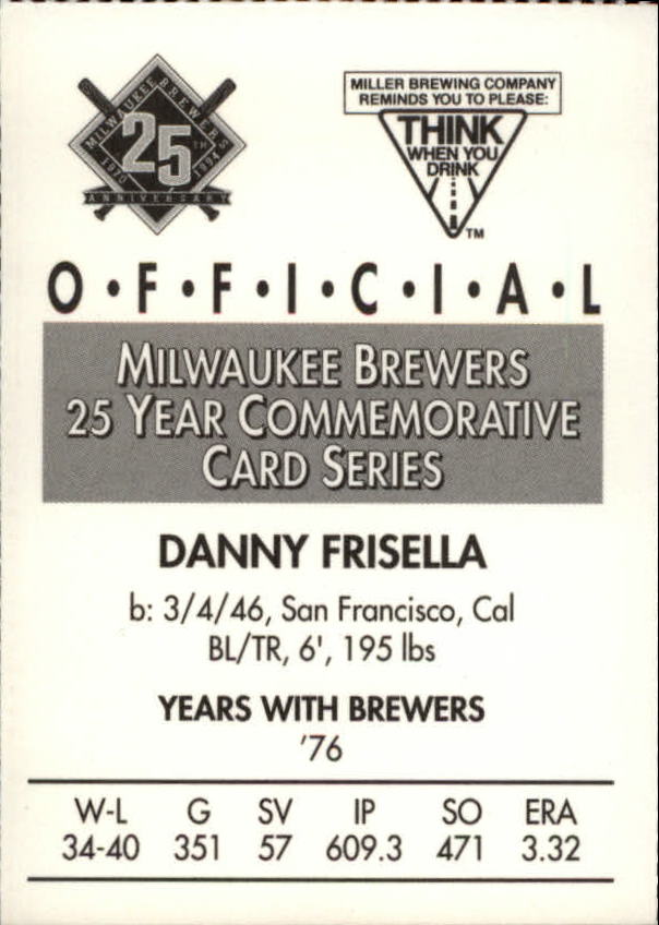 Tarjetas BB B6123- 1994 Brewers Miller Brewing 1-376 -Tú eliges- 15+ ENVÍO GRATUITO A EE. UU. - Imagen 53 de 346