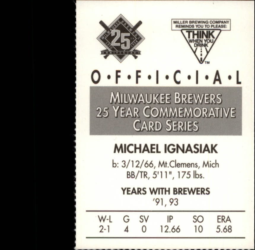 Tarjetas BB B6123- 1994 Brewers Miller Brewing 1-376 -Tú eliges- 15+ ENVÍO GRATUITO A EE. UU. - Imagen 75 de 346