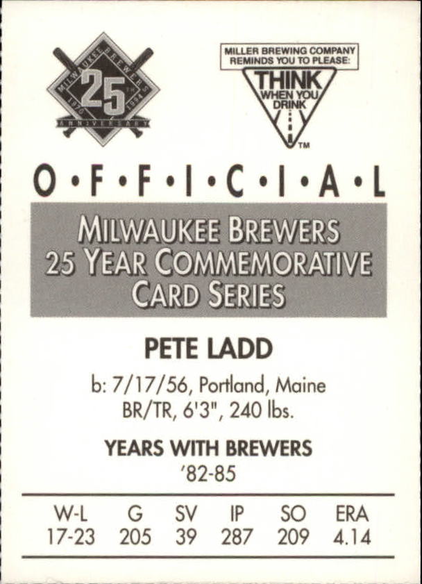 Tarjetas BB B6123- 1994 Brewers Miller Brewing 1-376 -Tú eliges- 15+ ENVÍO GRATUITO A EE. UU. - Imagen 90 de 346