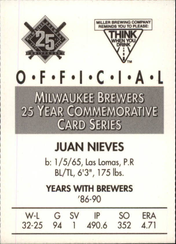 Tarjetas BB B6123- 1994 Brewers Miller Brewing 1-376 -Tú eliges- 15+ ENVÍO GRATUITO A EE. UU. - Imagen 112 de 346