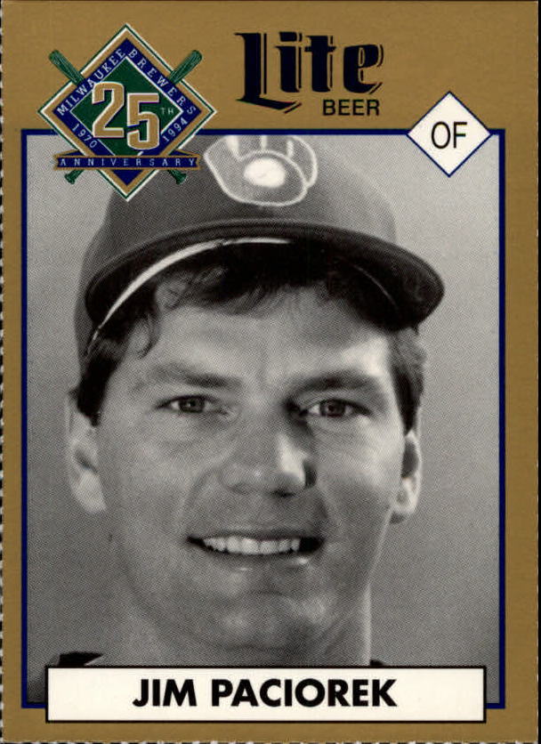 Tarjetas BB B6123- 1994 Brewers Miller Brewing 1-376 -Tú eliges- 15+ ENVÍO GRATUITO A EE. UU. - Imagen 121 de 346
