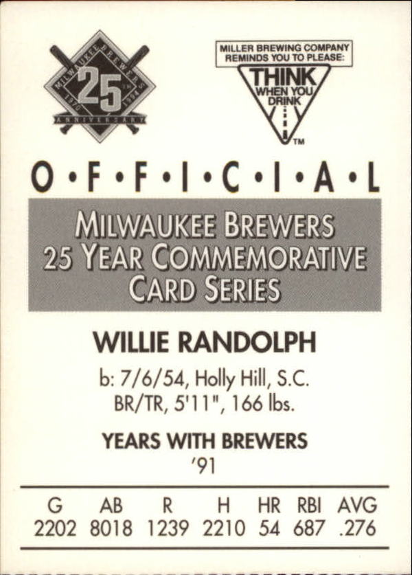 Tarjetas BB B6123- 1994 Brewers Miller Brewing 1-376 -Tú eliges- 15+ ENVÍO GRATUITO A EE. UU. - Imagen 132 de 346