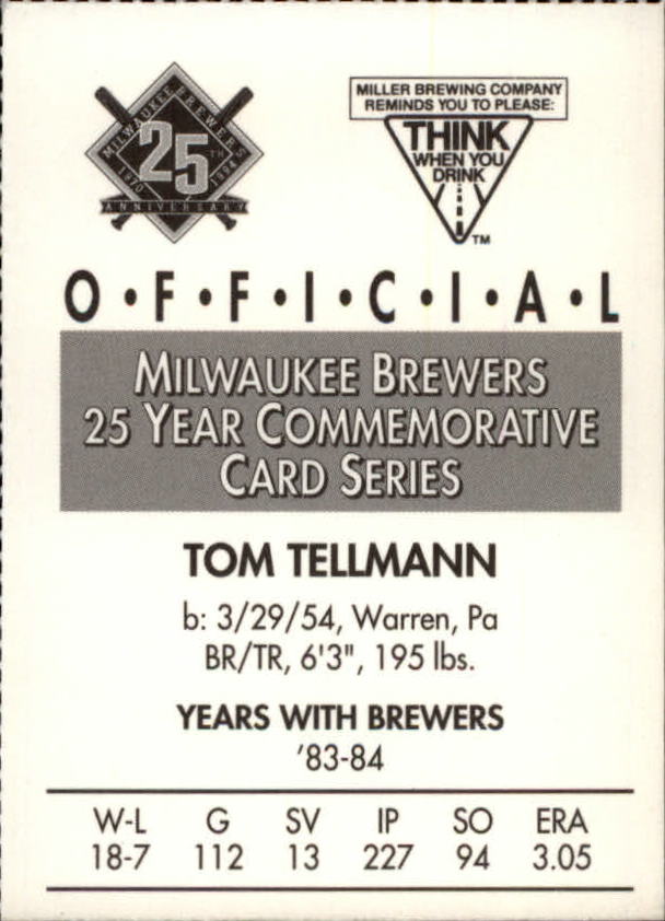 Tarjetas BB B6123- 1994 Brewers Miller Brewing 1-376 -Tú eliges- 15+ ENVÍO GRATUITO A EE. UU. - Imagen 153 de 346