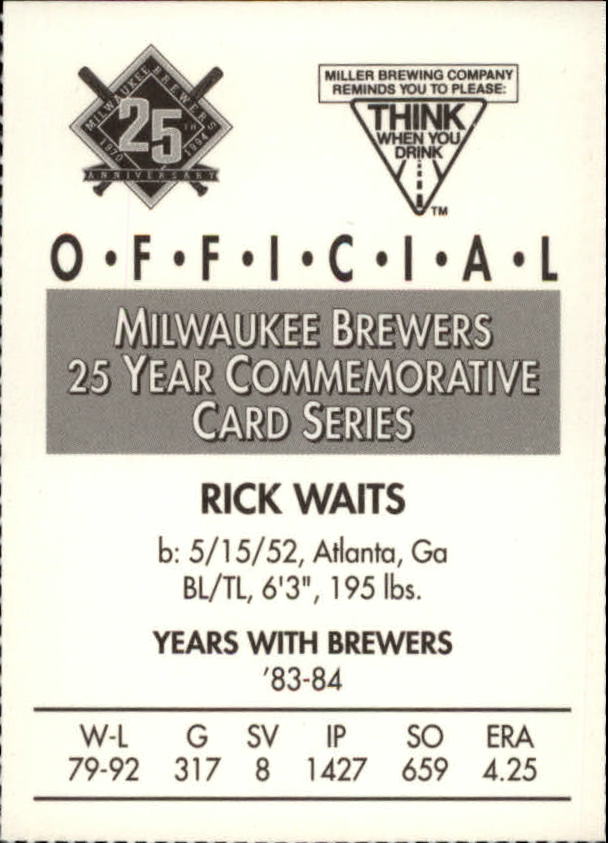 Tarjetas BB B6123- 1994 Brewers Miller Brewing 1-376 -Tú eliges- 15+ ENVÍO GRATUITO A EE. UU. - Imagen 163 de 346