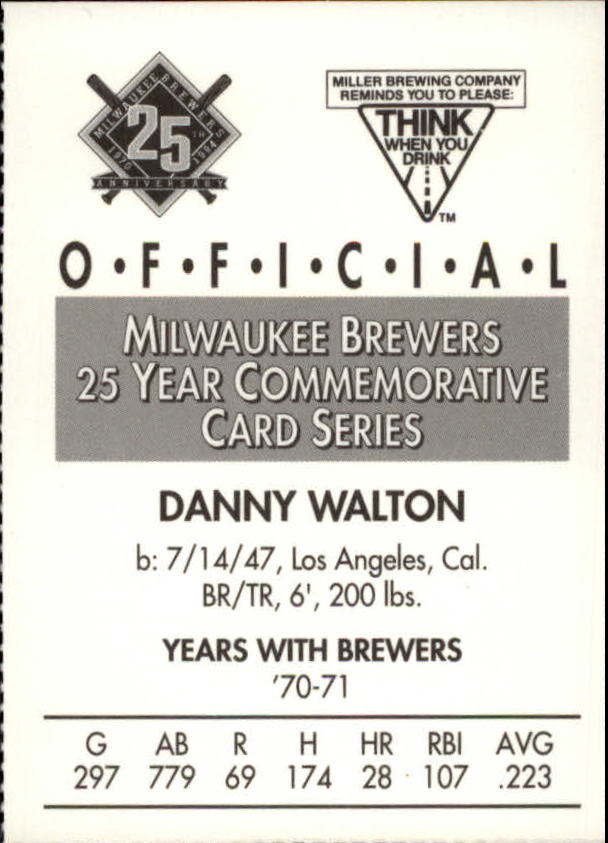 Tarjetas BB B6123- 1994 Brewers Miller Brewing 1-376 -Tú eliges- 15+ ENVÍO GRATUITO A EE. UU. - Imagen 165 de 346