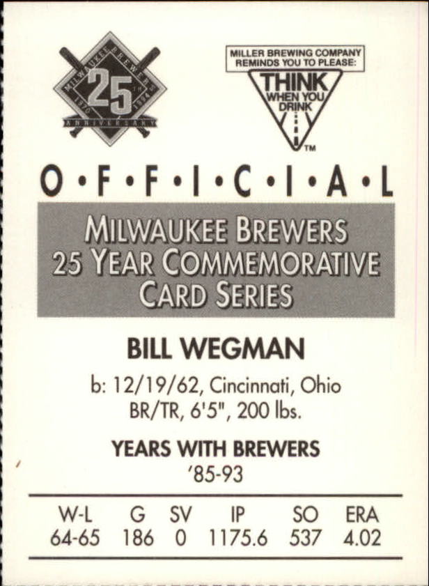 Tarjetas BB B6123- 1994 Brewers Miller Brewing 1-376 -Tú eliges- 15+ ENVÍO GRATUITO A EE. UU. - Imagen 169 de 346