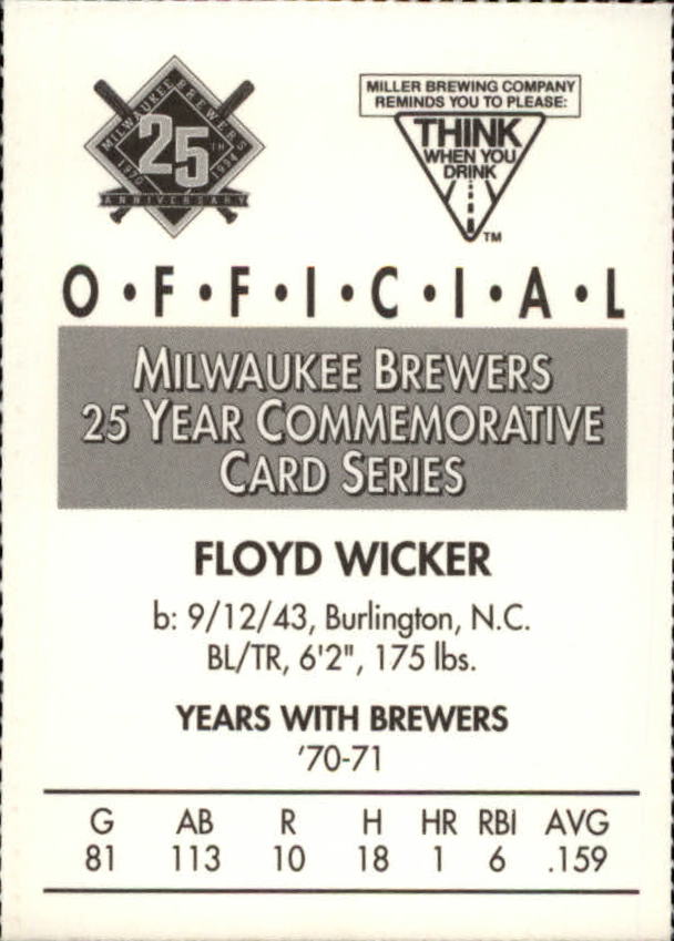 Tarjetas BB B6123- 1994 Brewers Miller Brewing 1-376 -Tú eliges- 15+ ENVÍO GRATUITO A EE. UU. - Imagen 171 de 346