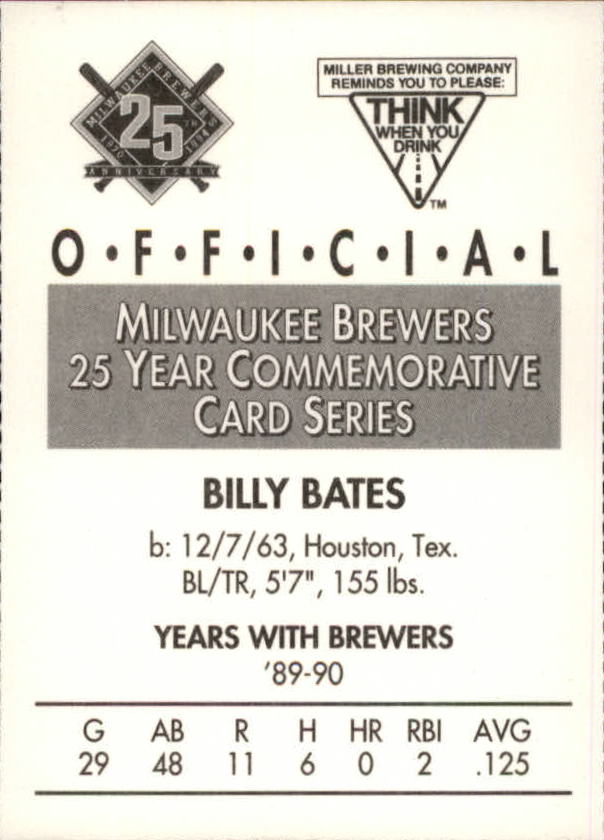 Tarjetas BB B6123- 1994 Brewers Miller Brewing 1-376 -Tú eliges- 15+ ENVÍO GRATUITO A EE. UU. - Imagen 189 de 346