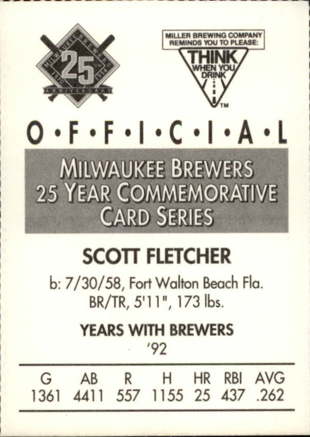 Tarjetas BB B6123- 1994 Brewers Miller Brewing 1-376 -Tú eliges- 15+ ENVÍO GRATUITO A EE. UU. - Imagen 225 de 346