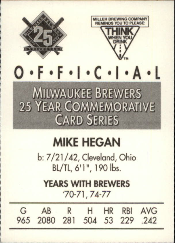 Tarjetas BB B6123- 1994 Brewers Miller Brewing 1-376 -Tú eliges- 15+ ENVÍO GRATUITO A EE. UU. - Imagen 245 de 346