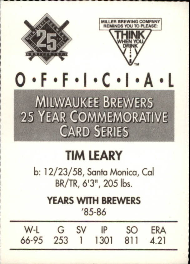 Tarjetas BB B6123- 1994 Brewers Miller Brewing 1-376 -Tú eliges- 15+ ENVÍO GRATUITO A EE. UU. - Imagen 267 de 346