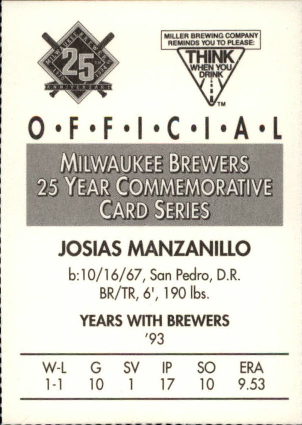 Tarjetas BB B6123- 1994 Brewers Miller Brewing 1-376 -Tú eliges- 15+ ENVÍO GRATUITO A EE. UU. - Imagen 279 de 346