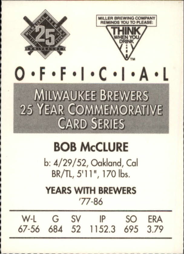 Tarjetas BB B6123- 1994 Brewers Miller Brewing 1-376 -Tú eliges- 15+ ENVÍO GRATUITO A EE. UU. - Imagen 285 de 346