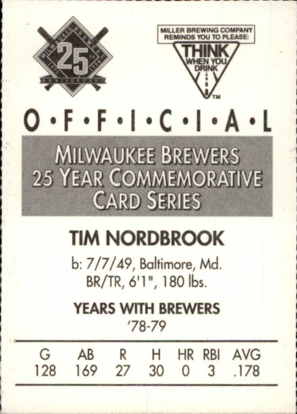 Tarjetas BB B6123- 1994 Brewers Miller Brewing 1-376 -Tú eliges- 15+ ENVÍO GRATUITO A EE. UU. - Imagen 289 de 346