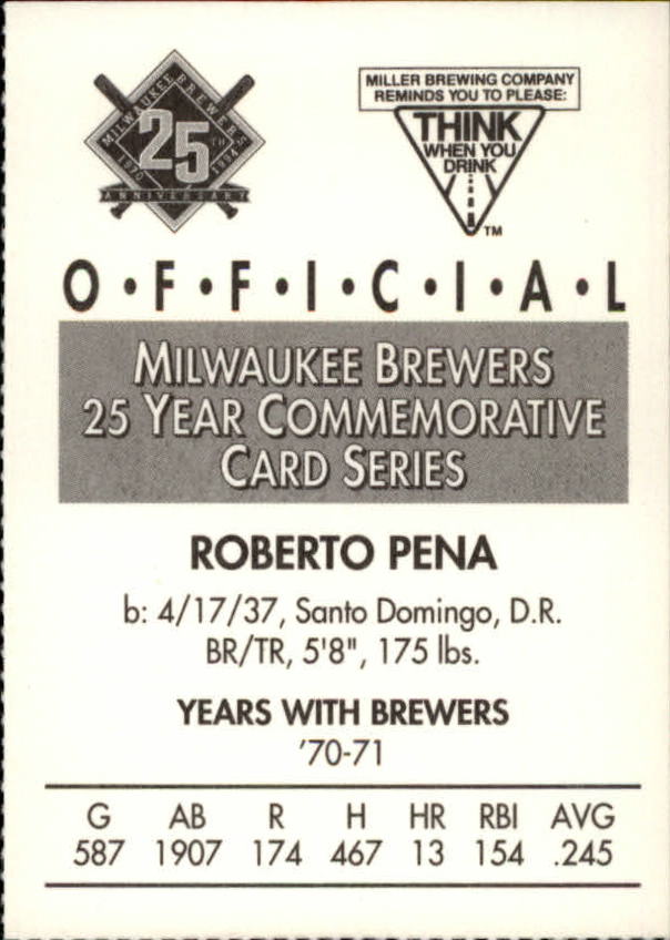 Tarjetas BB B6123- 1994 Brewers Miller Brewing 1-376 -Tú eliges- 15+ ENVÍO GRATUITO A EE. UU. - Imagen 295 de 346