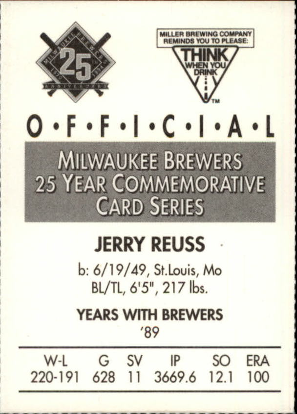 Tarjetas BB B6123- 1994 Brewers Miller Brewing 1-376 -Tú eliges- 15+ ENVÍO GRATUITO A EE. UU. - Imagen 311 de 346