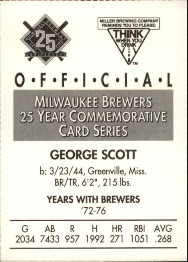 Tarjetas BB B6123- 1994 Brewers Miller Brewing 1-376 -Tú eliges- 15+ ENVÍO GRATUITO A EE. UU. - Imagen 322 de 346
