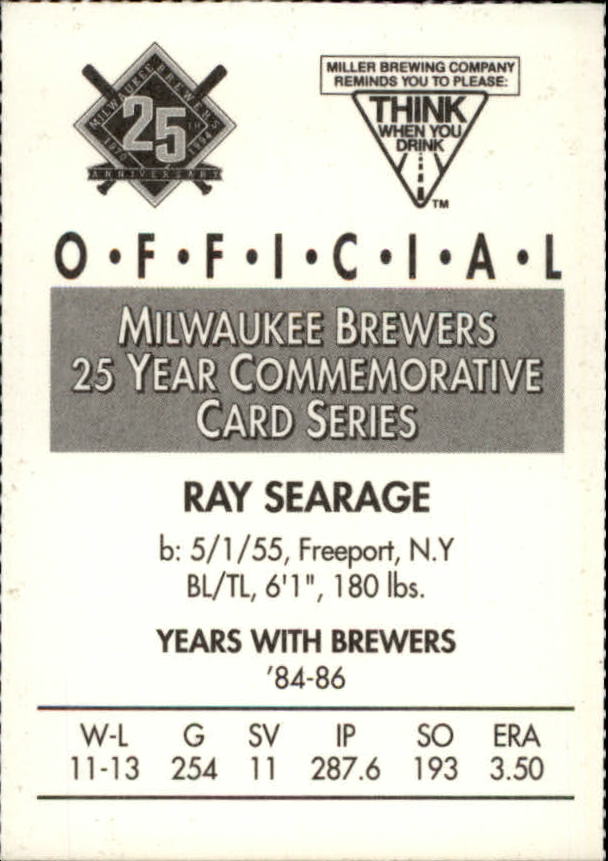 Tarjetas BB B6123- 1994 Brewers Miller Brewing 1-376 -Tú eliges- 15+ ENVÍO GRATUITO A EE. UU. - Imagen 324 de 346