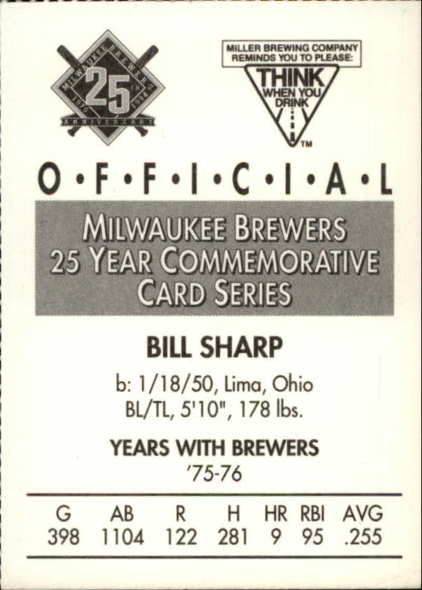 Tarjetas BB B6123- 1994 Brewers Miller Brewing 1-376 -Tú eliges- 15+ ENVÍO GRATUITO A EE. UU. - Imagen 332 de 346