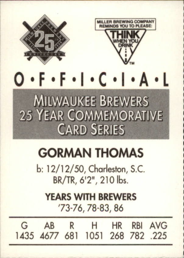 Tarjetas BB B6123- 1994 Brewers Miller Brewing 1-376 -Tú eliges- 15+ ENVÍO GRATUITO A EE. UU. - Imagen 344 de 346